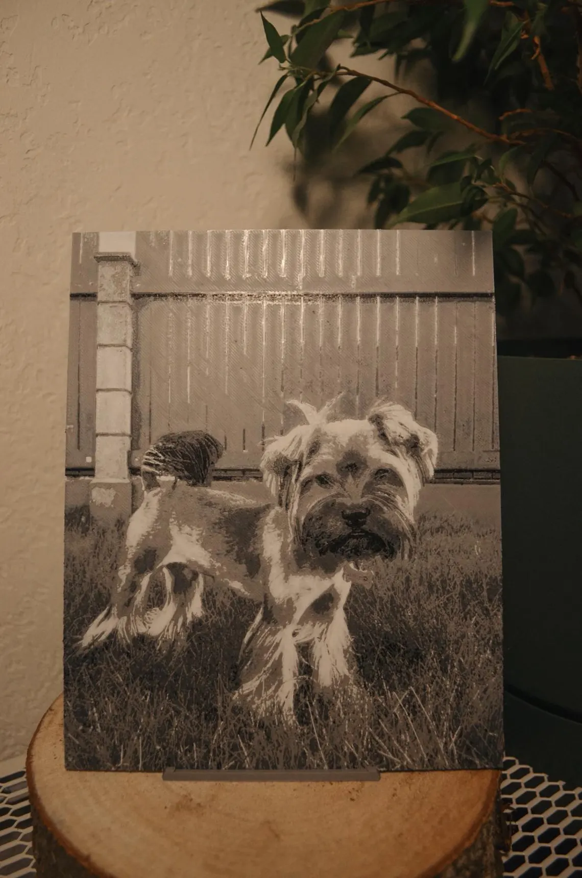 Otro ejemplo de cuadro POPOUX con impresión 3D